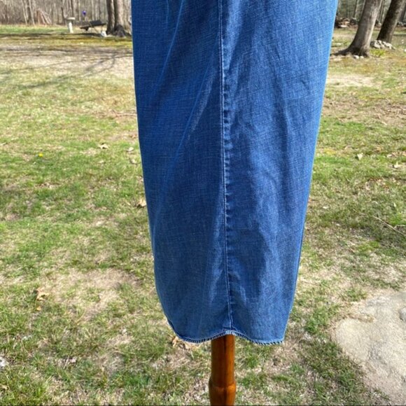 LUCKY BRAND DRESS MINI BLUE DENIM LONG SLEEVE Size S - Picture 8 of 12